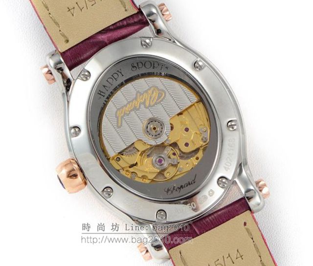 Chopard手錶 蕭邦快樂鑽系列橢圓型機械6T28新款 蕭邦時尚男士腕表 蕭邦全自動機械男表  hds1689